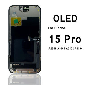 OLED Pantalla For iPhone 15 Pro LCD 3D Touch 120HZ Screen Digitizer Assembly For iPhone  A2848 A3101 A3102 A3104 Premium LCD