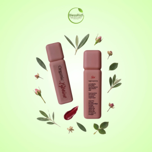 Blessrich Organic Lip Tint – transferproof Natural Long-Lasting Lip & Cheek Stain Smudge-Resistant