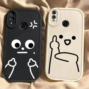 Funny Emotion Huawei Honor 8X Phone Case Full Cover Shockproof Silica Gel Protective Shell for HonorX Eight Pointed Star