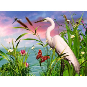 40x50cm Painting By Numbers Cranes for Adults Kids DIY Gift Artwork Coloring By Number Handicrafts Home Decors