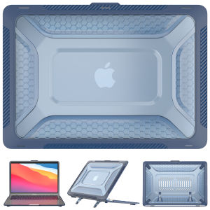 Anti-drop TPU Laptop Case with Screen Protection and Small Stand