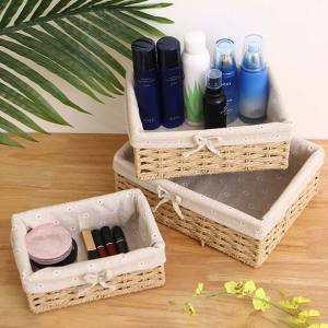 Kotak Penyimpanan Rotan: Organizer & Liner