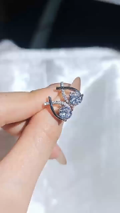 OVG Anting Wanita Original E002 Anting Giwang Cewek Fashion Elegan Kotak Indah COD Earrings