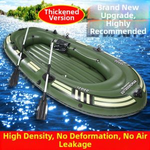 BONINGYU | Thickened Inflatable Boat Rubber Raft 4-person Capacity