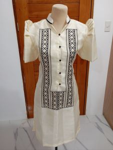 Modern Filipiniana Ethnic Barong Dress