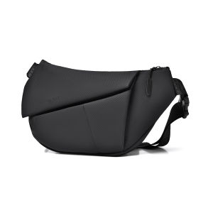 LouisWill Mens Chest Bag Waterproof Shoulder Bag Outdoor Sports Bag Large Capacity Running Bag Casual Bag Cross Body Bag Outdoor Fitness Bag Phone Bag Travel Bag Business Bag