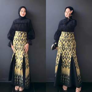 RAHAYU DRESS TENUN FIONI - COUPLE BAJU TENUN