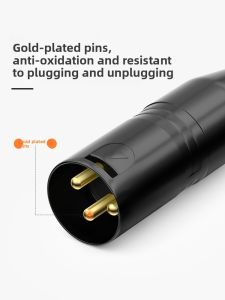 Choseal | XLR Male to 3.5mm Female Adapter for Audio Mixer and Amplifier