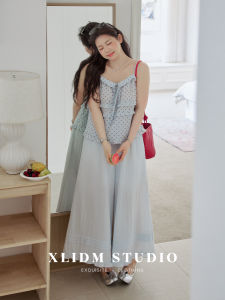 Summer Pretty Halter & Wide Leg Pants Set
