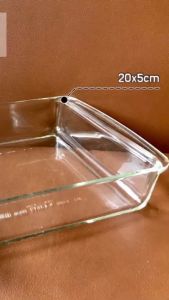 [PYREX - IWAKI] 01 Khay Vuông Dày Chịu Sốc Nhiệt Siêu Cao Cấp từ Mỹ Và Nhật [20 x 5cm]