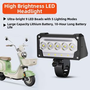 FLAME LIGHT | No Wiring Ultra Bright LED External Headlight