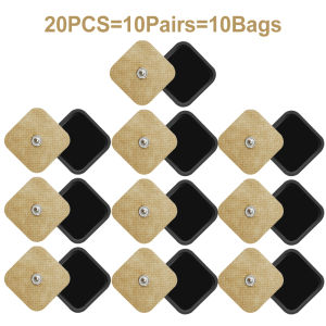 10/20 PCS EMS Pulse Electrode Replacement Gel Patches Massage Stickers for TENS Muscle Stimulator Body Slimming Accessory