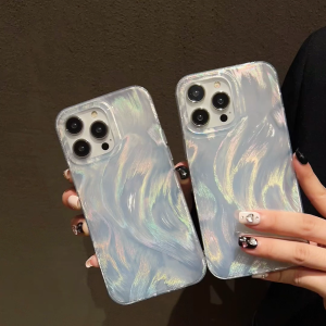 Luxury IMD Phone Case for Xiaomi Redmi Note 13 12 11 10 9 Pro Max 9A 9C A3 POCO X5 X6 M6 Pro 5G Feather Yarn Casing