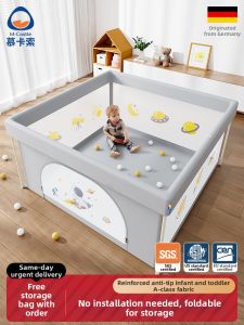 M-castle | Foldable Baby Safety Gate Indoor Play Area Protection Barrier