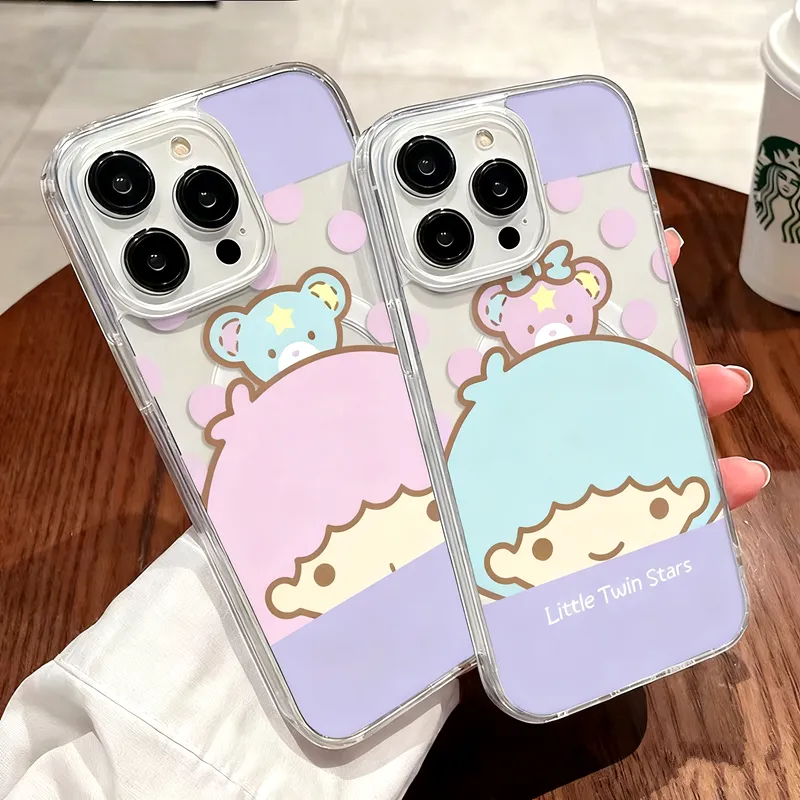 Cartoon Lovely My Melody Kuromi Mobile Phone Case with Invisible