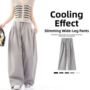 La Chapelle | Lightweight Ice Silk Wide Leg Sun Protection Pants