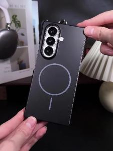 Ultra Slim Frameless Magnetic Phone Case For Samsung Galaxy Z Fold 4 5 6 7 8 Z Fold4 Z Fold5 Z Fold6 Z Fold7 Z Fold8 Ultra Shockproof Magsafe Wireless Charger Cover Casing