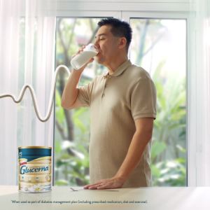 Glucerna Vanilla 2.22kg Bib (Diabetes-Specific Formula)