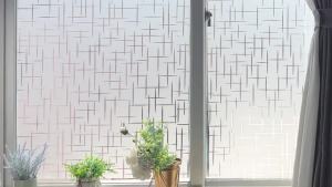 Window Privacy Film Frosted Glass Window Film Static Cling UV Blocking Removable Window Clings Opaque Window Stickers for Home