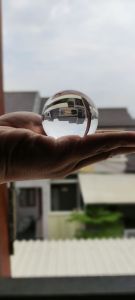 bola kaca solid berbagai ukuran