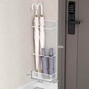 ZHENG FU | Wall Mounted No Drill Umbrella Organizer