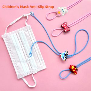 Adjustable Cartoon Mask Lanyard Neck Strap for Elementary School Students Child Proof Ear Protection Anti Strangulation