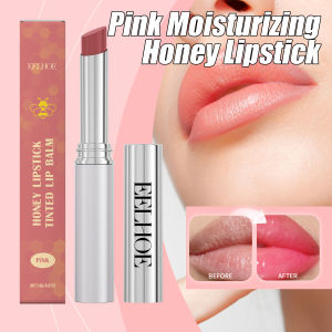 eelhoe | Pink Moisturizing Honey Lipstick Deep Moisturizing Restore Lip Elasticity Prevent Chapped Lips Hydrating Dryness Care Lip Balm