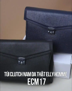 Túi Clutch nam da thật ELLY HOMME – ECM17 Túi Cầm Tay Da Bò Cho Mùa Hè Túi Thời Trang Màu Đen Xanh Bảo Hành 6 Tháng Elly Túi Clutch Phong Cách Casual - Lazada