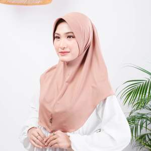 Bergo Hamidah | Hijab Sport Menutup Dada | Hijab Instan Jersey