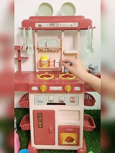 SK-M25 Mainan Spraying Mist Kitchen Set Isi 42PCS Mainan Masak Masakan Dapur Anak Perempuan