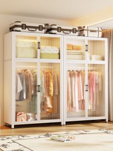 DIBIOU | Small Space Metal Closet