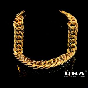 D116 Dây chuyền nam khoen lật bản 12cm cao cấp UHA