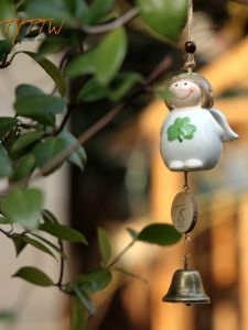 Japanese Style Cute Wind Chimes Balcony Garden Courtyard Shop Home Decor Hanging Ornament Lover Gift Decoration Accessories
