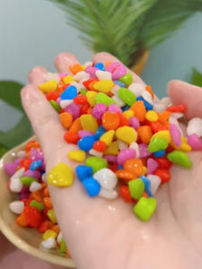 CHONGXIAOSHUAI | Natural Colorful Fish Tank Landscape Gravel