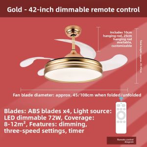 Chigo | Invisible Bluetooth Speaker Fan Light