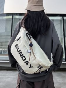 Large Capacity Crossbody Bag for Men And Women Student Commuter Backpack Trendy Sports Bicycle Riding Shoulder Bag Casual Leisure