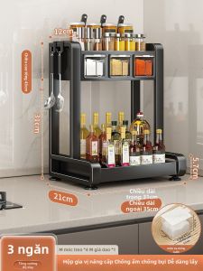 DAGANG | Giá Đựng Gia Vị Đa Năng Hai Tầng