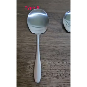 21cm Stainless Steel Serving Spoon & Fork Long Handle Cutlery Buffet Restaurant