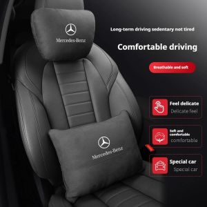Mercedes Benz A B C E S V R Class GLB GLC GLE Sprinter Pilot SLK SLC AMG W204 ML Car Headrest Neck Support Seat Soft Neck Pillow