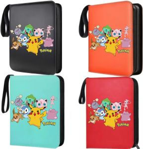 Takara Tomy | Pokemon Pikachu Charizard Anime Card Binder Di Động Dây Kéo Lá Rời Album Trò Chơi Bộ Sưu Tập Hình Quà Tặng Cho Người Hâm Mộ