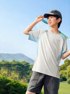LI-NING KIDS | Quick Drying Short Sleeve T Shirt
