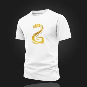 Large Size Ice Silk Printed Half Sleeve round Neck T-Shirt for Men Summer Breathable Short Sleeve Top Trendy Youth Fashion