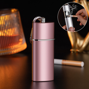 Gạt Tàn Bằng Thép Không Gỉ Cầm Tay Mini Có Ngăn Kéo Móc Khóa - Khay Đựng Thuốc Lá Du Lịch Trên Ô Tô Ngoài Trời Hộp Đựng Gạt Tàn Bỏ Túi Vuông