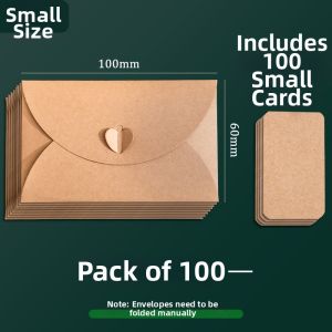 ZEEGO | Retro Styled Small Kraft Envelope