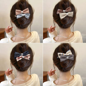 PINK EMPRESS | Korean Style Bow Anti-Pressure Head Hair Clip