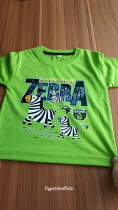 Baju Kaos Distro Anak Laki-laki Karakter Hewan Zebra Keren Import 1 - 10 Tahun - Hypelane Kids - DTF
