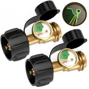 QCC ประเภทถังโพรเพนเครื่องวัดความดันตัวบ่งชี้ระดับเครื่องตรวจจับการรั่วไหลเครื่องวัดความดันแก๊สสําหรับ Camper กระบอก BBQ Gas Grill เครื่องทําความร้อน