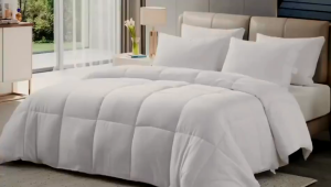 Plain White Comforter / Duvet Filler / Insert / Alternative Bed Comforter For Single Twin Double Queen and King Size Bedsheet | Duvet Insert | Infill