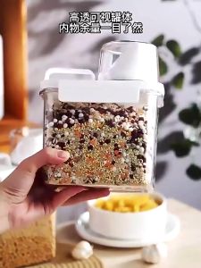 Airtight Food Containers Food storage containers Boxed upside down Kitchen storage jars Sealed dry grain jars