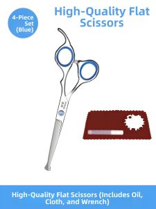 QIMAN | Child Safe Round Tip Hair Cutting Scissors Set